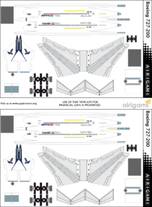 4G: Iran Air (1993 c/s) – Boeing 727-200 [Airigami X by AlvaroM ...