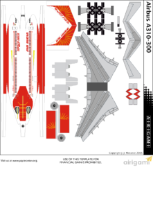 4G: Air India (2007 c/s) – Airbus A310 [Airigami X by RobertCojan ...