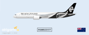 8G: Air New Zealand (2014 c/s) - Boeing 787-9 [8GANZ22C07]