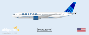 8G: United Airlines (2019 c/s) - Boeing 777-200 [8GUAL22C09]