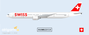 8G: Swiss International (2011 c/s) - Boeing 777-300ER [8GSWR22C18]