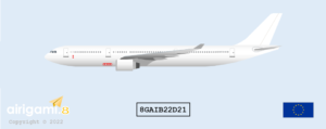 8G: Airbus A330-300 Template [8GAIB22D21]