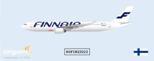 8G: Finnair (2000 c/s) - Airbus A330-300 [8GFIN22D22]