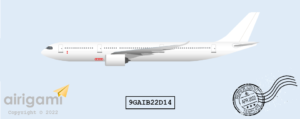 9G: Airbus A330-900NEO - Template [9GAIB22D14]