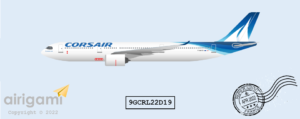 9G: Corsair (2013 c/s) - Airbus A330-900NEO [9GCRL22D19]