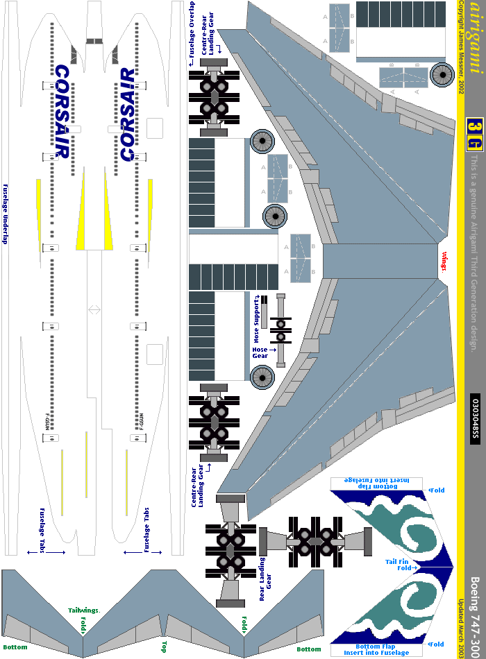 3G: Corsair (1990 c/s) - Boeing 747-300 [0303048SS]
