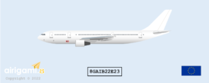 8G: Airbus A300-600 Template [8GAIB22E23]