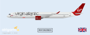 8G: Virgin Atlantic (2010 c/s) - Airbus A350-1000 [8GVIR22E26]
