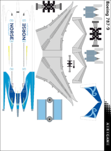 4G: Norse Atlantic Airways (2021 c/s) – Boeing 787-9 [Airigami X by ...