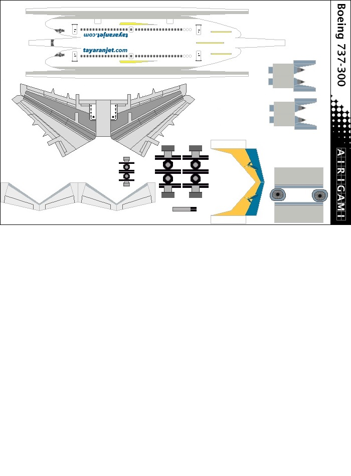 4G: Tayaran Jet (2018 c/s) - Boeing 737-300 [Airigami X by Paolo M.]