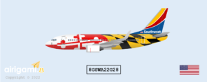 8G: Southwest Airlines (2014 c/s) - Boeing 737-700 [8GSWA22G28]