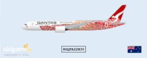 8G: Qantas Airways (2016 c/s) - Boeing 787-9 [8GQFA22H30]