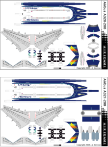 4G: AirTours (2000 c/s) – Airbus A320-200 and Airbus A321-200 [Airigami ...