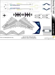 G Garuda Indonesia C S Boeing Airigami X By Indo Apt Papier Avion By Airigami