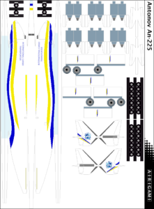 4G: Antonov (1999 c/s) – Antonov AN-225 [Airigami X by techriants_lite ...