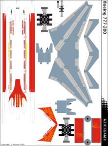 4G: Air India (2007 c/s) – Boeing 777-200 [Airigami X by tehcriants ...