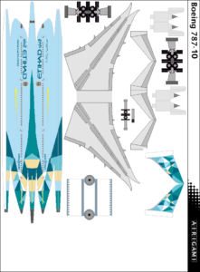 4G: Etihad Airways (2015 c/s) – Boeing 787-10 [Airigami X by techriants ...