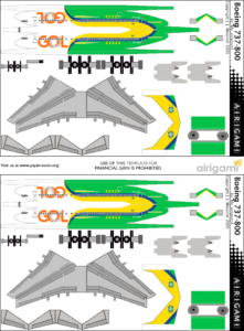 4G: Gol Linhas Aéreas (2015 c/s) – Boeing 737-800 [Airigami X by Murilo ...